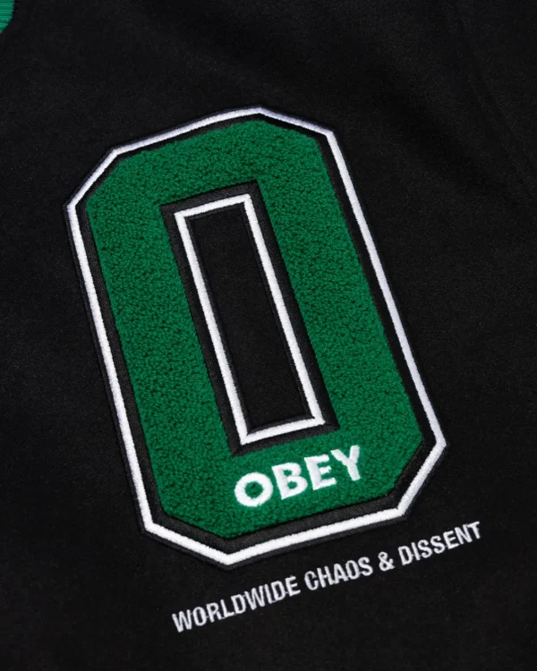 AMSTERDAM INTERNATIONAL VARSITY JACKET*OBEY Clothing Outlet
