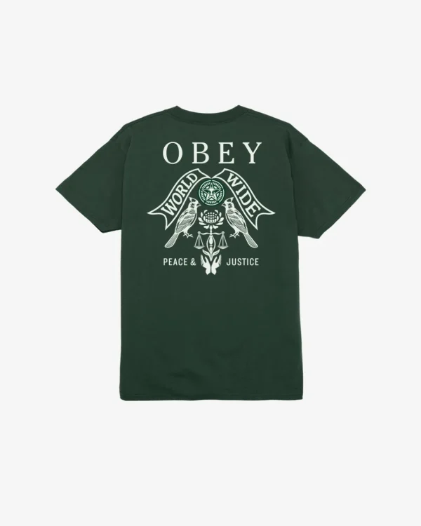 BIRDS OF JUSTICE CLASSIC T-SHIRT*OBEY Clothing Best