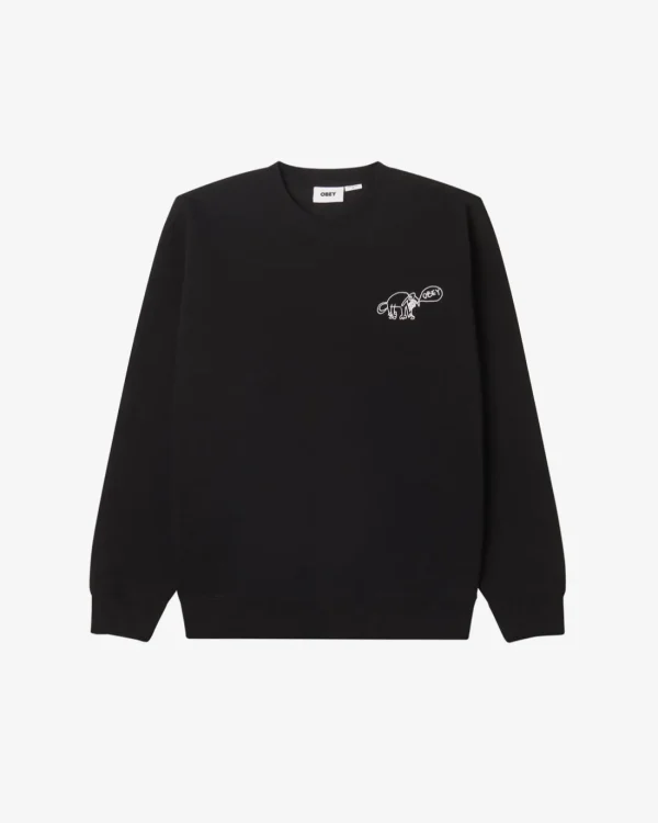 DOG DOODLE CREWNECK*OBEY Clothing Flash Sale