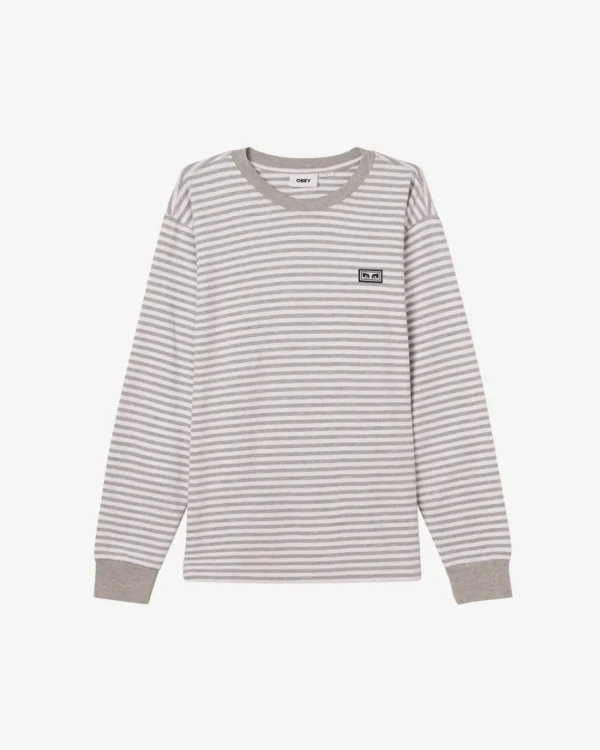EST. WORKS EYES LS STRIPE*OBEY Clothing Discount