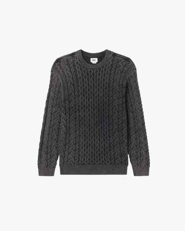 FADED WASH SWEATER*OBEY Clothing Online