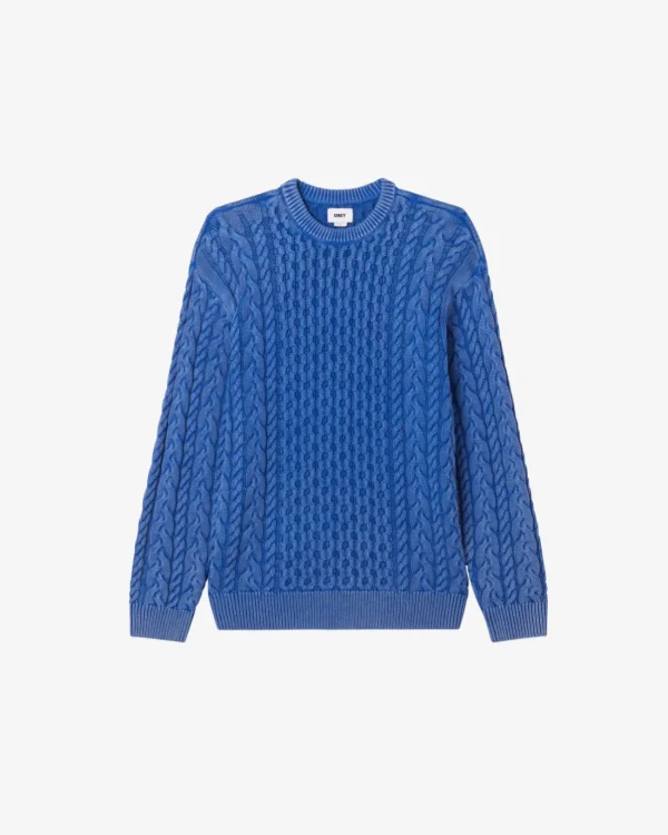 FADED WASH SWEATER*OBEY Clothing Online