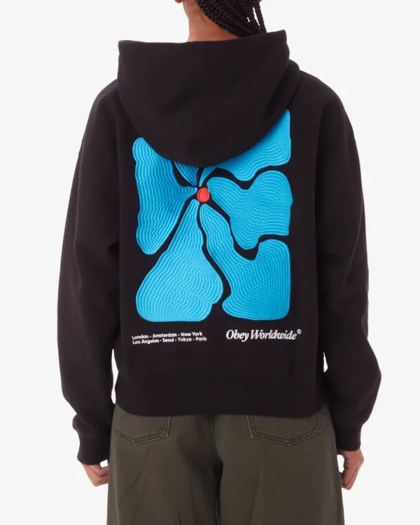 FLORA ZIP HOOD*OBEY Clothing Best