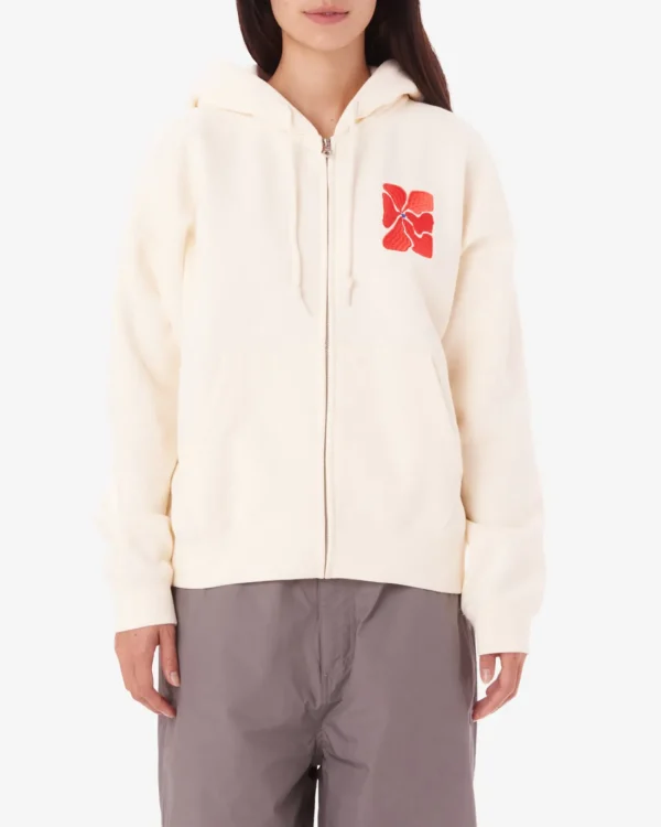 FLORA ZIP HOOD*OBEY Clothing Best