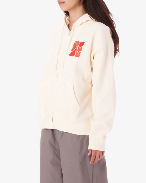 FLORA ZIP HOOD*OBEY Clothing Best