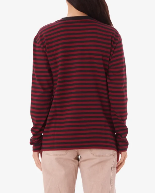 GALLERY LS STRIPE*OBEY Clothing Discount
