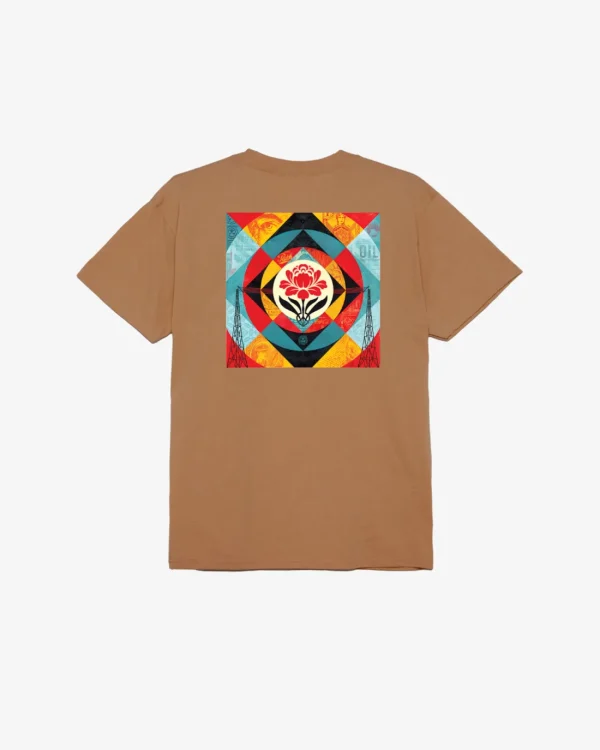 GEOMETRIC POWER CANVAS CLASSIC T-SHIRT*OBEY Clothing New