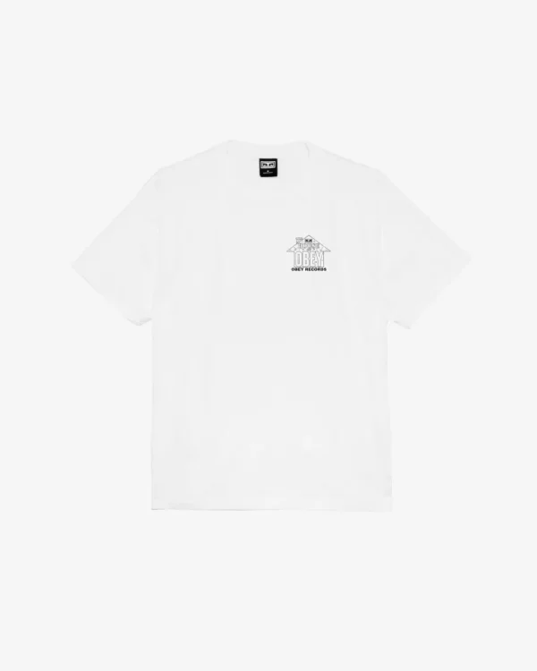 HOUSE OF OBEY RECORDS HEAVYWEIGHT T-SHIRT*OBEY Clothing Outlet