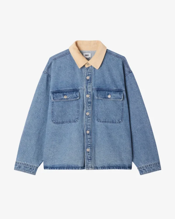 IDRIS SHIRT JACKET*OBEY Clothing New