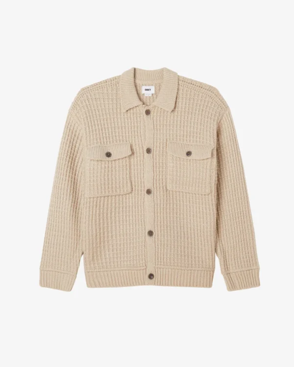 JJ SWEATER JACKET*OBEY Clothing New