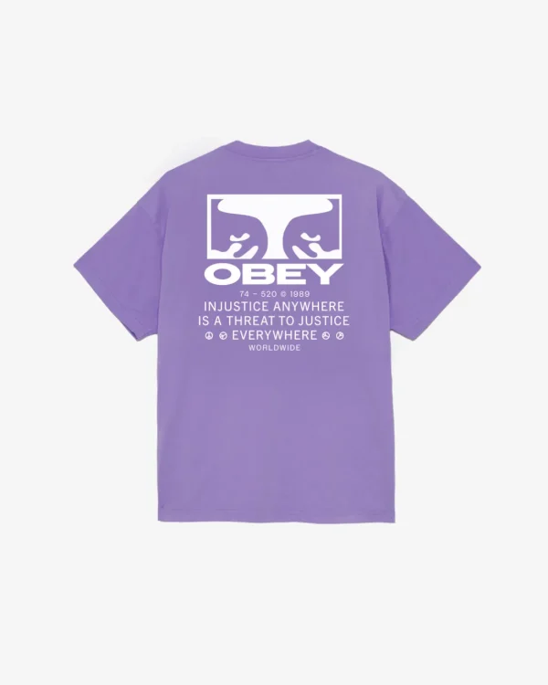 JUSTICE EVERYWHERE HEAVYWEIGHT T-SHIRT*OBEY Clothing Online