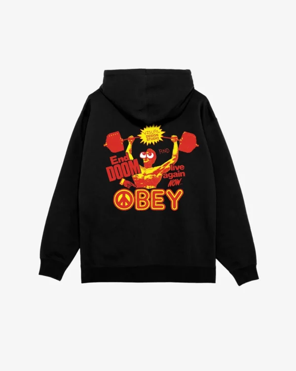 LIVE AGAIN NOW PREMIUM PULLOVER*OBEY Clothing Hot