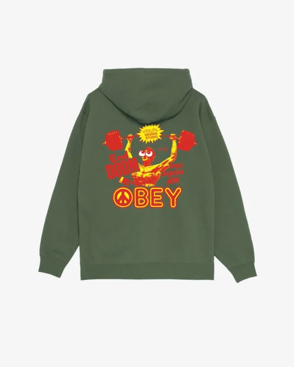 LIVE AGAIN NOW PREMIUM PULLOVER*OBEY Clothing Hot