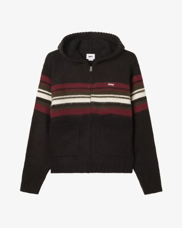 MYERS ZIP SWEATER*OBEY Clothing Clearance