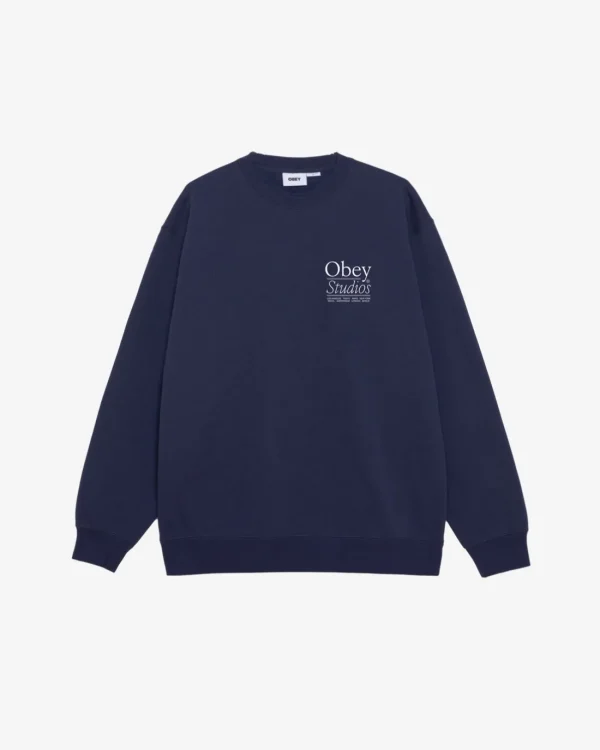 OBEY STUDIOS PREMIUM CREWNECK*OBEY Clothing Discount