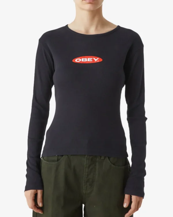 OVAL LS EMILY T-SHIRT*OBEY Clothing Outlet