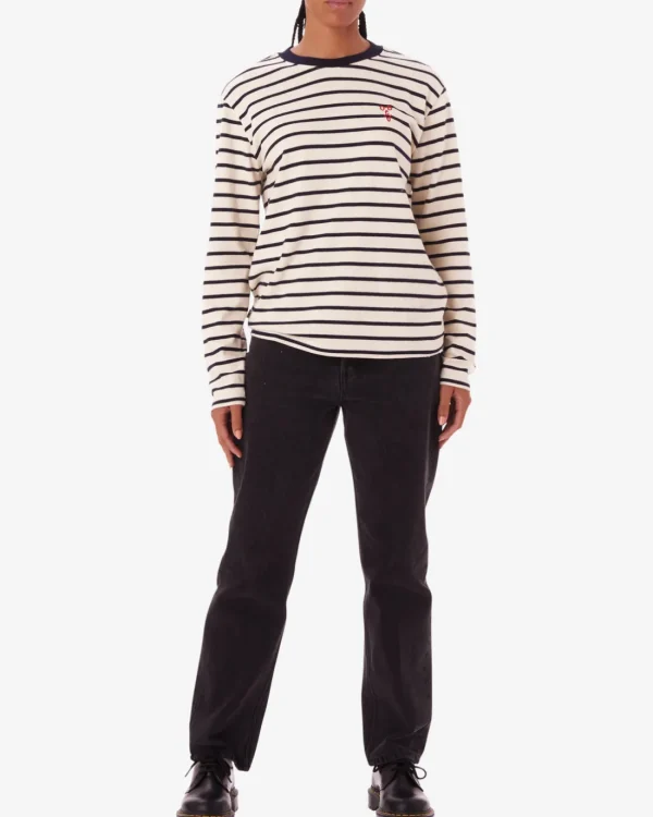 RAMONA LS STRIPE SHIRT*OBEY Clothing Flash Sale