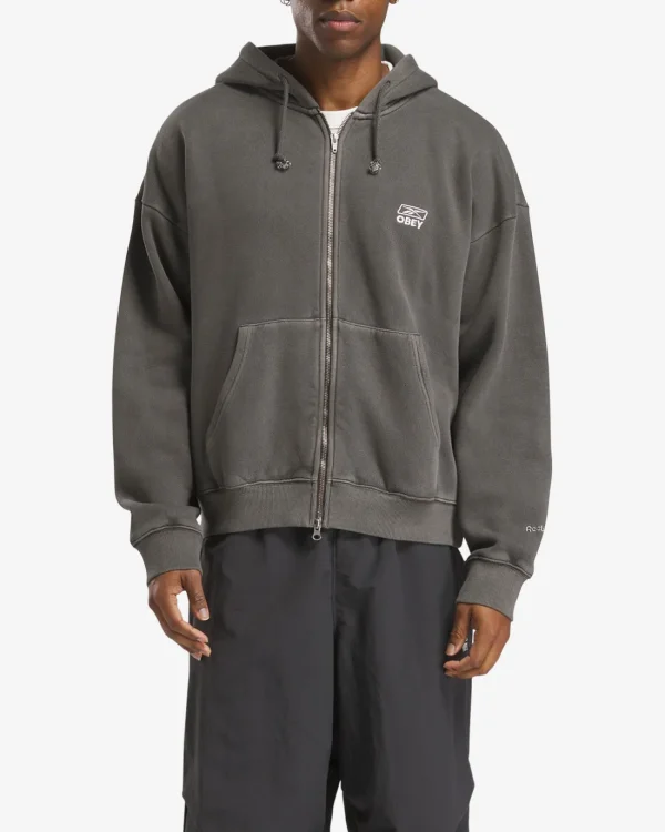 REEBOK x OBEY ZIP HOOD*OBEY Clothing Fashion
