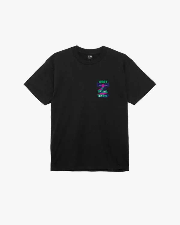 RISE ABOVE RIBBON CLASSIC T-SHIRT*OBEY Clothing Best