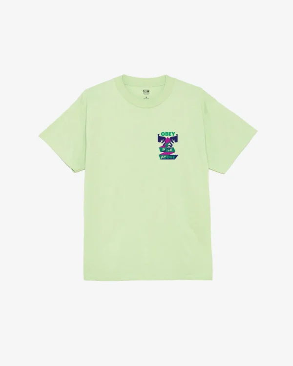 RISE ABOVE RIBBON CLASSIC T-SHIRT*OBEY Clothing Best