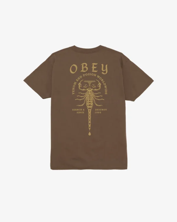SCORPION CLASSIC T-SHIRT*OBEY Clothing Hot