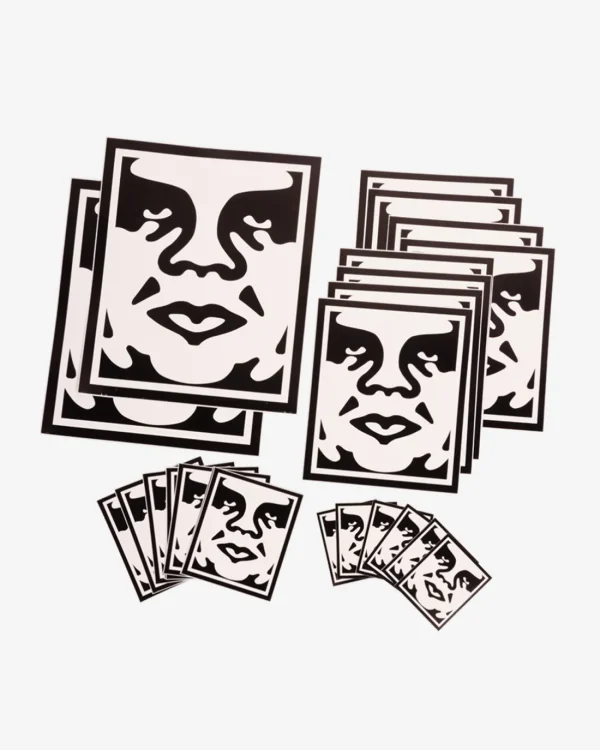 STICKER PACK II-ICON FACE*OBEY Clothing New