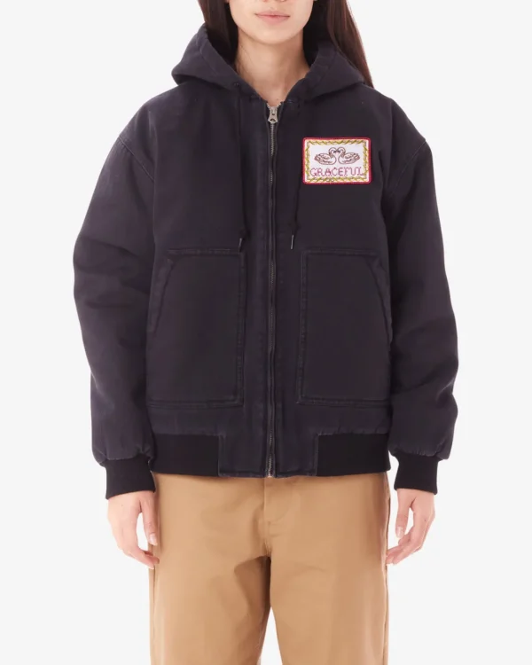 SWANS PULLOVER WORK JACKET*OBEY Clothing Clearance