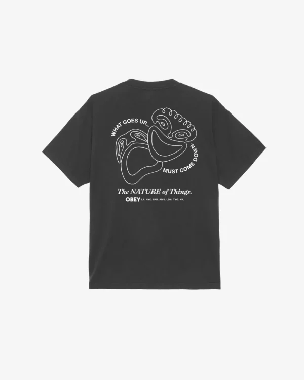 THE NATURE OF THINGS HEAVYWEIGHT T-SHIRT*OBEY Clothing Clearance