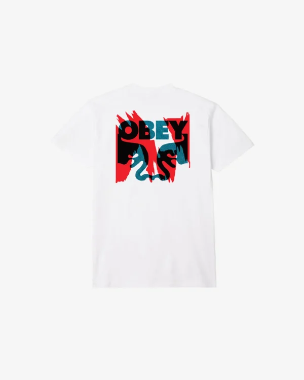 TORN POSTERS ICON CLASSIC T-SHIRT*OBEY Clothing Clearance