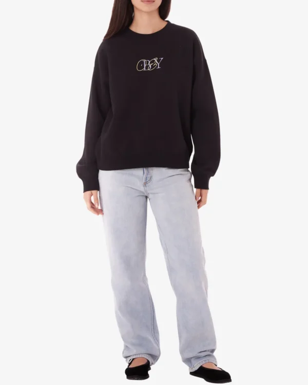 TYPE MIX CREWNECK*OBEY Clothing Sale